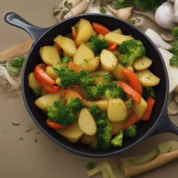 Potato and Vegetable Stir-Fry